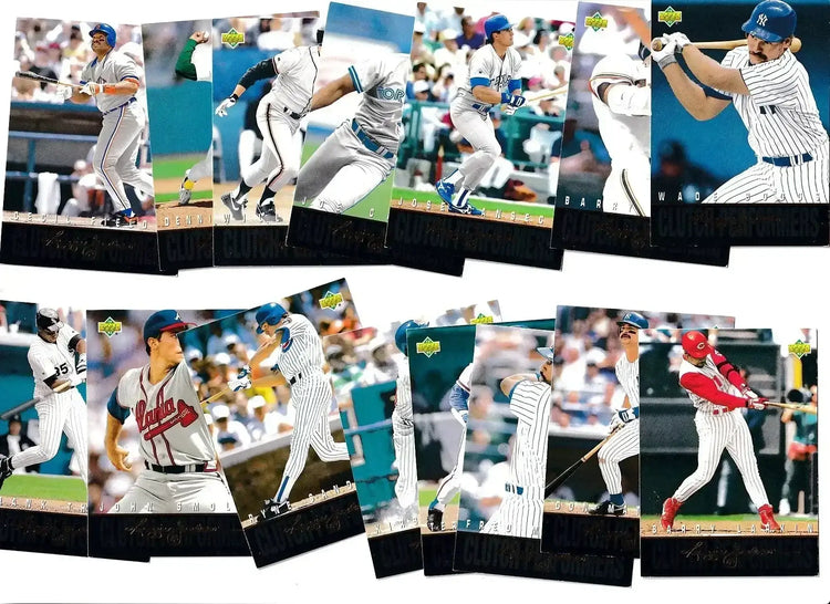 1993 Upper Deck Clutch Performers partial card set Frank Thomas Barry Bonds Barry Larkin Kirby Puckett - AutographsForSale.com