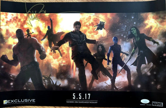 Michael Rooker signed Guardians of Galaxy 2 2016 SDCC Marvel movie poster JSA - AutographsForSale.com