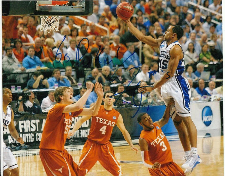 Gerald Henderson autographed Duke Blue Devils 8x10 photo - AutographsForSale.com