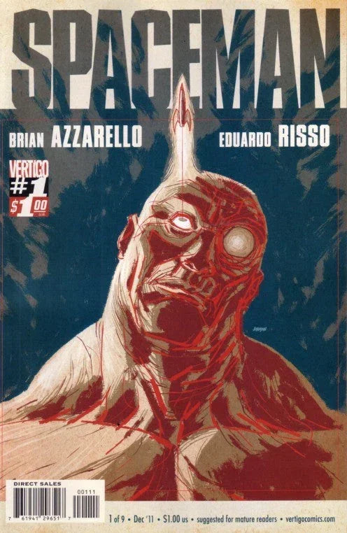Spaceman December 2011 Vertigo comic book issue #1 - AutographsForSale.com