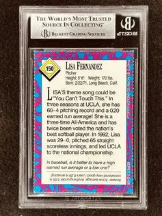 Lisa Fernandez signed UCLA 1993 SI for Kids softball RC BAS certified - AutographsForSale.com