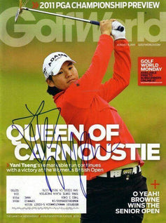 4 Yani Tseng autographed Golfweek Golf World magazines - AutographsForSale.com
