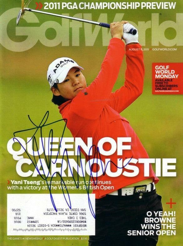 4 Yani Tseng autographed Golfweek Golf World magazines - AutographsForSale.com