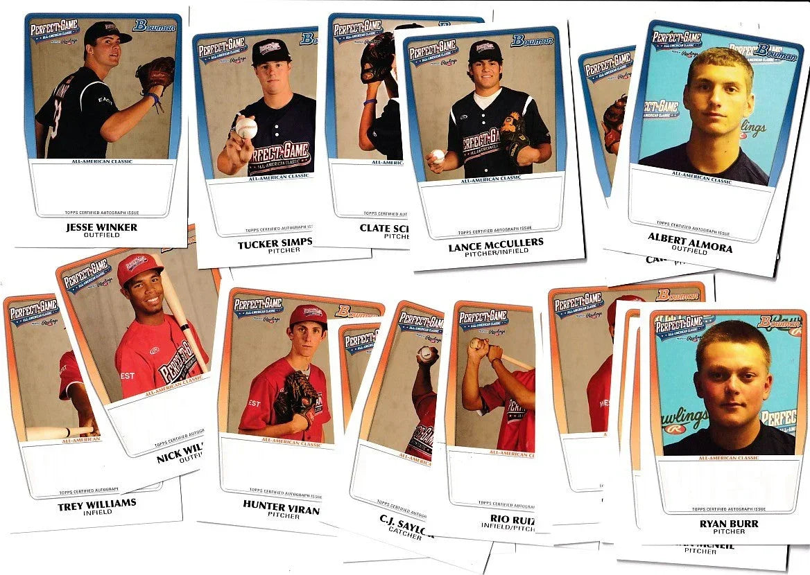 2011 Perfect Game Bowman partial set 19 RCs Lance McCullers Jesse Winker - AutographsForSale.com