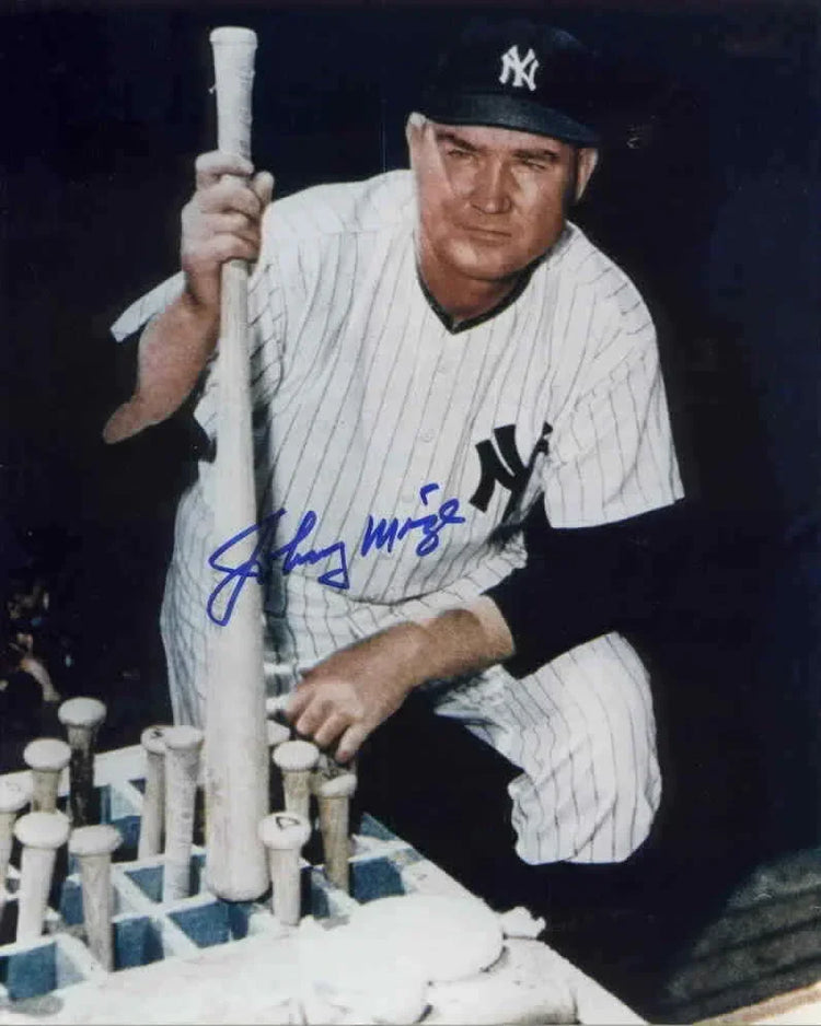 Johnny Mize autographed New York Yankees 8x10 photo - AutographsForSale.com