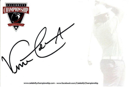 Vince Coleman signed 4x6 signature card St Louis Cardinals - AutographsForSale.com