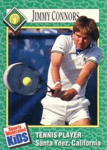 Jimmy Connors 1990 Sports Illustrated for Kids tennis card - AutographsForSale.com