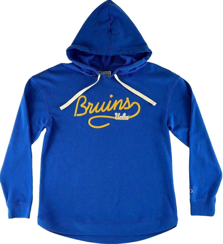 UCLA Champion blue embroidered hooded sweatshirt hoodie NEW - AutographsForSale.com