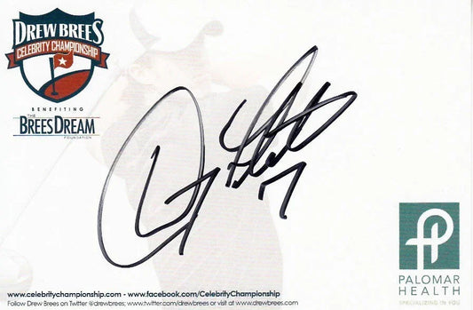 Doug Flutie autographed 4x6 signature card Boston College Buffalo Bills - AutographsForSale.com