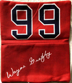 Wayne Gretzky 2 sided cloth fabric placemat - AutographsForSale.com