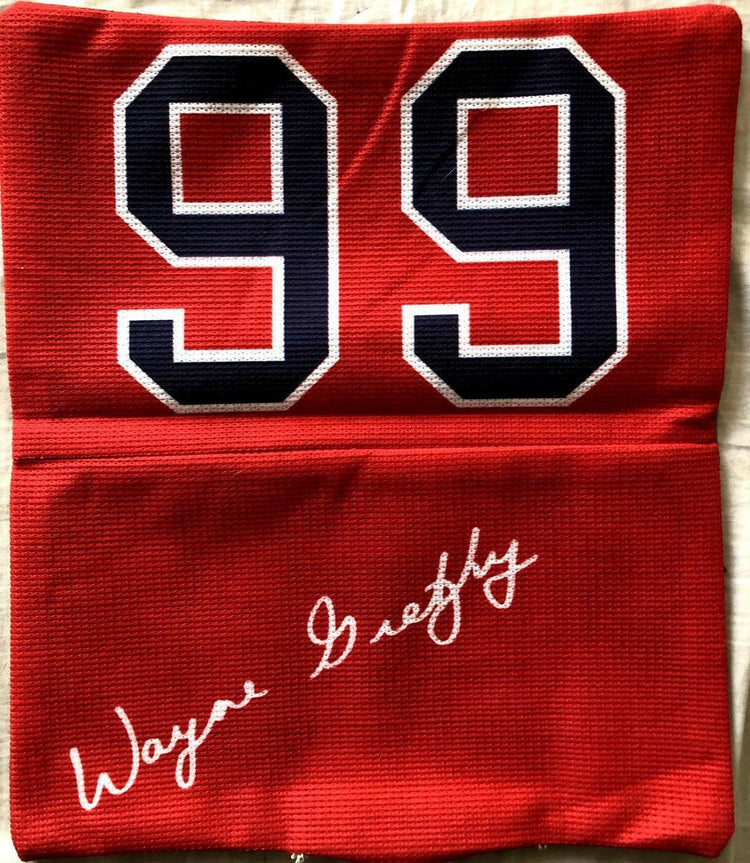 Wayne Gretzky 2 sided cloth fabric placemat - AutographsForSale.com