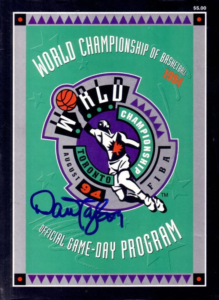 Dan Majerle signed Dream Team 2 1994 World Basketball Championship program Phoenix Suns - AutographsForSale.com