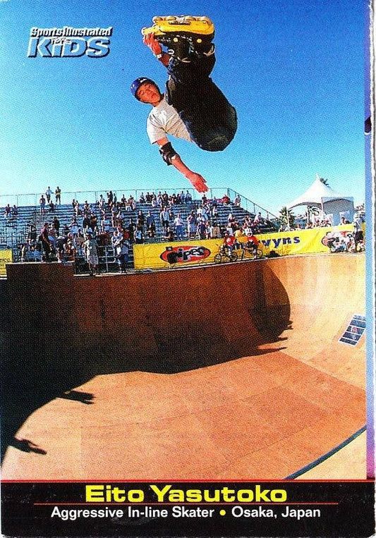 Eito Yasutoko 2001 SI for Kids vert skating Rookie Card - AutographsForSale.com