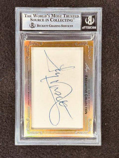 Emmitt Smith & Tony Dorsett 2013 Leaf Masterpiece Cut Signature card 1/1 JSA Dallas Cowboys - AutographsForSale.com