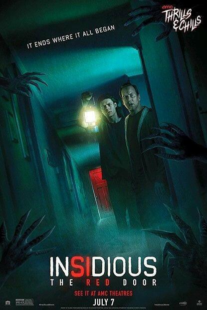 Insidious Red Door 2023 mini AMC exclusive movie poster - AutographsForSale.com