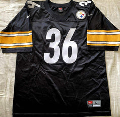 Jerome Bettis Steelers 1997 1998 1999 2000 Nike black jersey - AutographsForSale.com