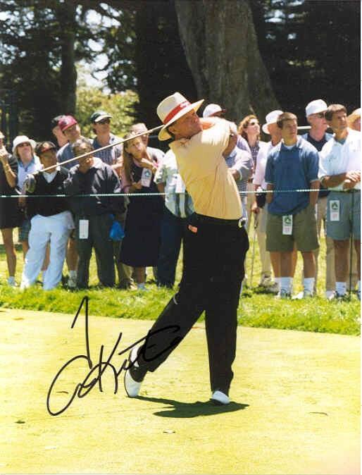 Tom Kite autographed 8x10 golf photo - AutographsForSale.com