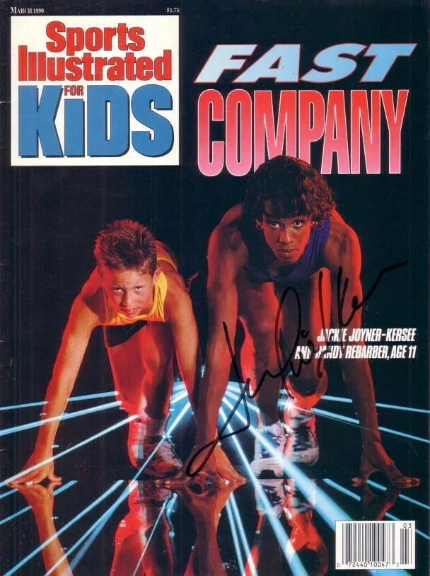 Jackie Joyner-Kersee autographed 1990 SI for Kids magazine - AutographsForSale.com