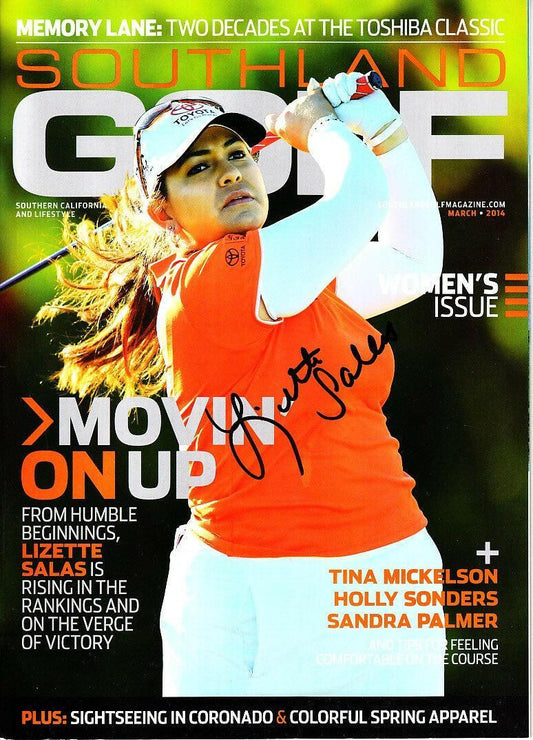 Lizette Salas autographed 2014 Southland golf LPGA magazine - AutographsForSale.com