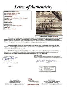 Michael Jordan signed Chicago Bulls 16x20 litho framed JSA - AutographsForSale.com