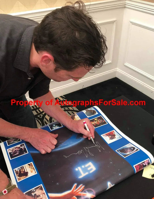 Henry Thomas autographed E.T. 24x36 movie poster inscribed Elliott (JSA) - AutographsForSale.com
