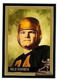 Nile Kinnick Iowa Hawkeyes 1939 Heisman Trophy winner card - AutographsForSale.com