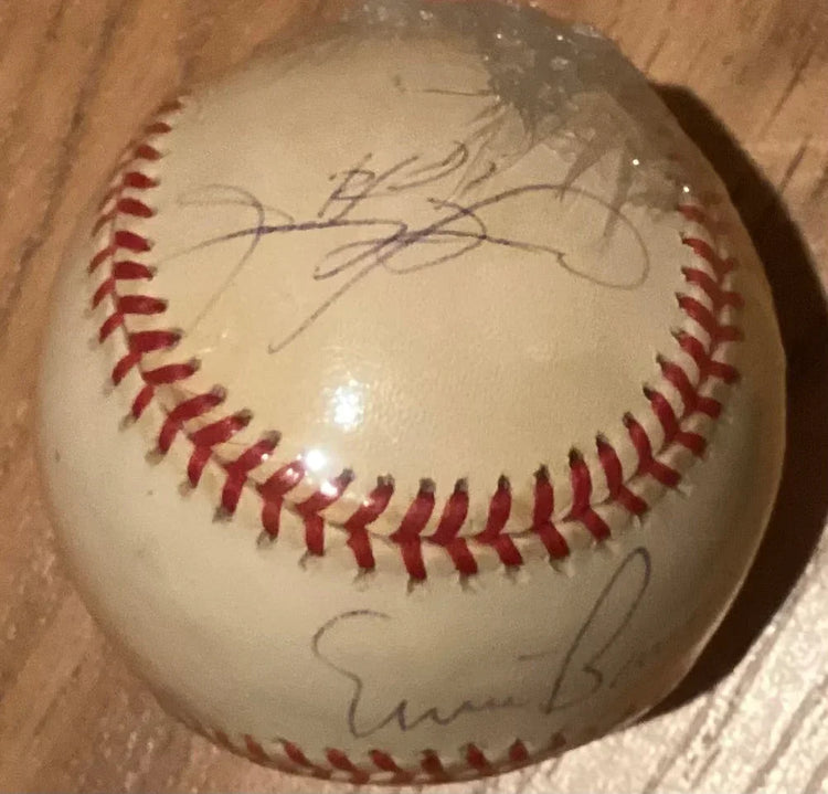 Sammy Sosa and Ernie Banks autographed National League baseball Chicago Cubs - AutographsForSale.com