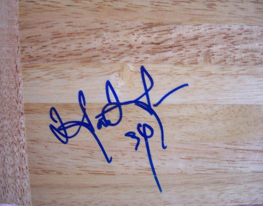Hasheem Thabeet autographed 6x6 basketball hardwood floor UConn - AutographsForSale.com