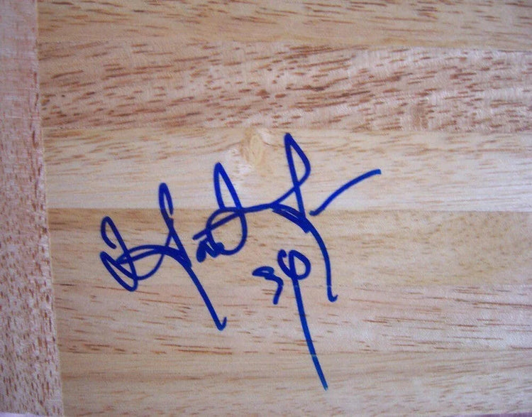 Hasheem Thabeet signed 6x6 basketball Hardwood Floor UConn - AutographsForSale.com