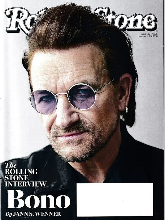 Bono U2 January 2018 Rolling Stone magazine issue PRISTINE - AutographsForSale.com