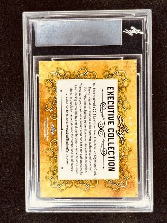 Robert Kirkman 2018 Leaf Masterpiece Cut Signature certified signed card 1/1 JSA Walking Dead - AutographsForSale.com