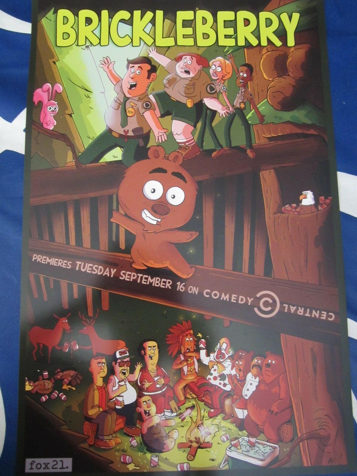 Brickleberry 2014 Comic-Con 11x17 mini promo poster - AutographsForSale.com