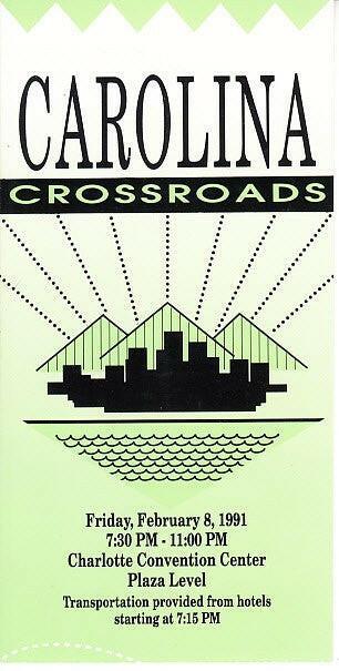 1991 NBA All-Star Weekend Carolina Crossroads Party ticket stub - AutographsForSale.com
