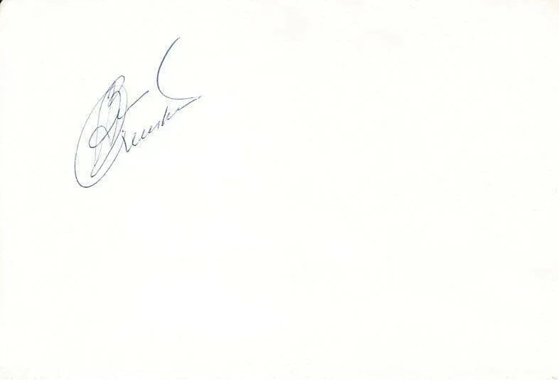 Ben Crenshaw autographed 5x8 album page - AutographsForSale.com