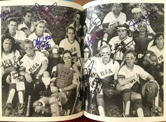 1996 US Olympic book signed by Gold Medal Soccer & Softball teams JSA - AutographsForSale.com
