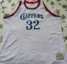 Bill Walton signed 1984-85 LA Clippers Mitchell & Ness jersey with Hall of Fame 93 JSA - AutographsForSale.com