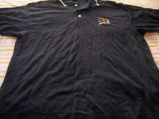 2002 Ryder Cup (The Belfry) Cutter and Buck black golf shirt size MEDIUM NEW - AutographsForSale.com