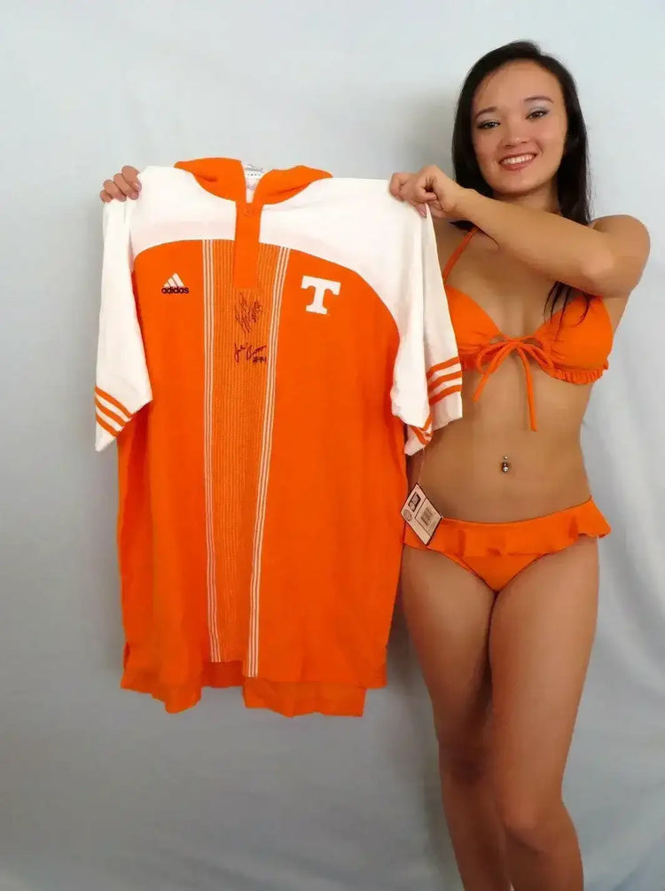 Rashad Moore Julian Battle autographed Tennessee Vols Adidas shirt - AutographsForSale.com