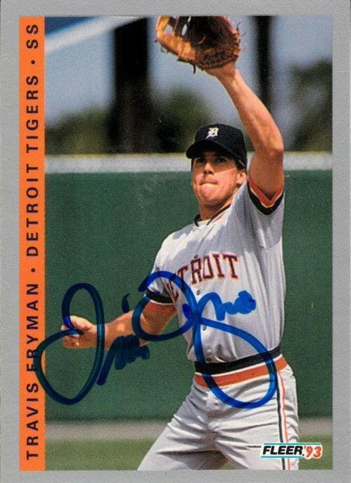 Travis Fryman autographed Detroit Tigers 1993 Fleer card - AutographsForSale.com