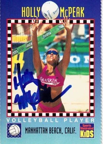 Holly McPeak signed 1994 SI for Kids beach volleyball RC - AutographsForSale.com