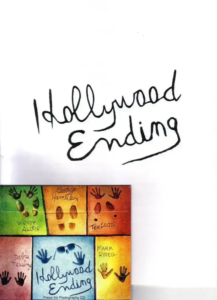 Hollywood Ending 2002 Woody Allen movie press kit w/ booklet & photo CD - AutographsForSale.com