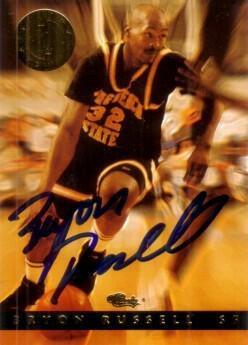 Bryon Russell signed Long Beach St 1994 Classic Images card - AutographsForSale.com