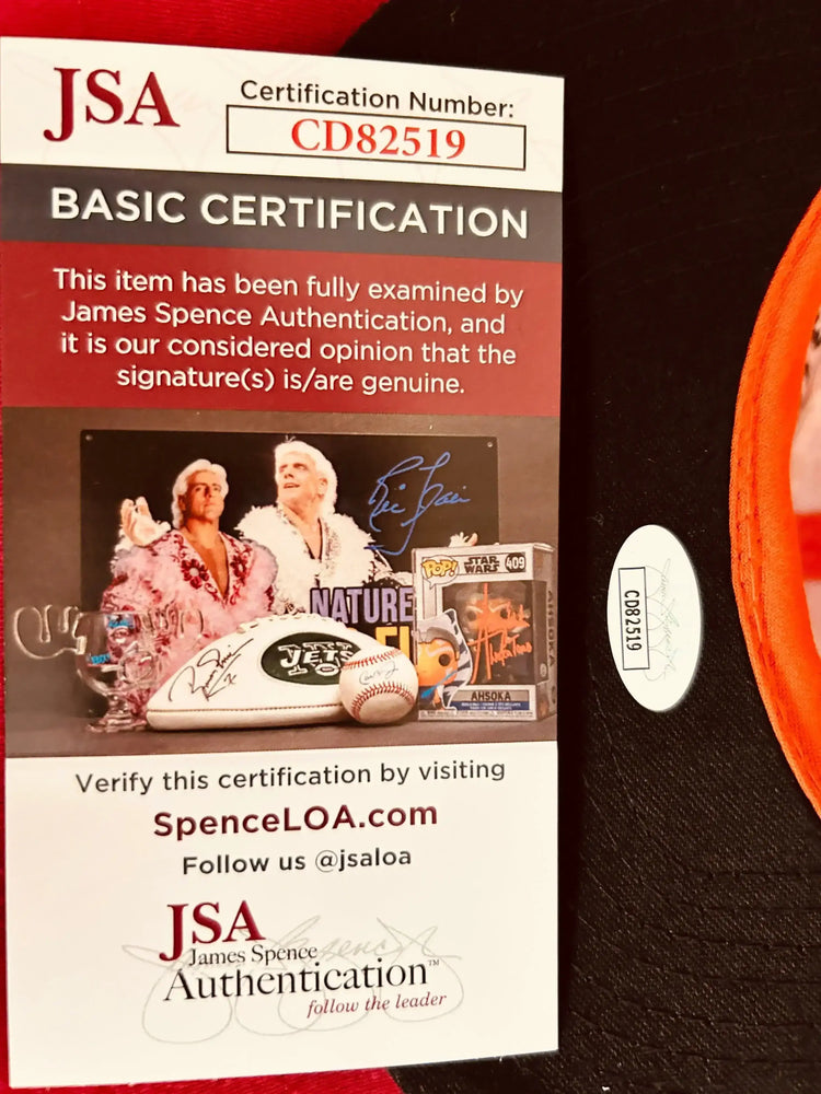 John LeClair Mikael Renberg Joel Otto Eric Desjardins signed 1996-97 Flyers cap JSA - AutographsForSale.com