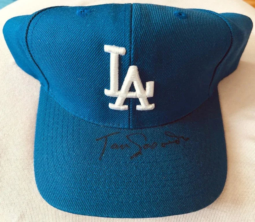 Tommy Lasorda autographed Los Angeles Dodgers cap or hat JSA - AutographsForSale.com