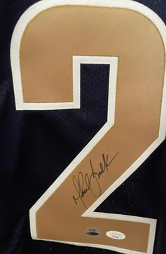 Marshall Faulk signed St Louis Rams Reebok game model jersey JSA - AutographsForSale.com