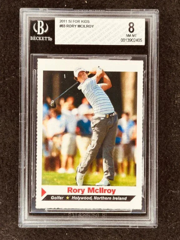 Rory McIlroy 2011 SI for Kids golf Rookie Card grade BGS 8 - AutographsForSale.com