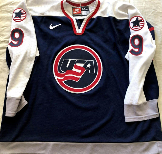 Mike Modano 1998 USA Olympic hockey team Nike jersey - AutographsForSale.com