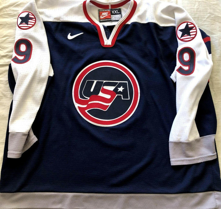 Mike Modano 1998 USA Olympic hockey team Nike jersey - AutographsForSale.com
