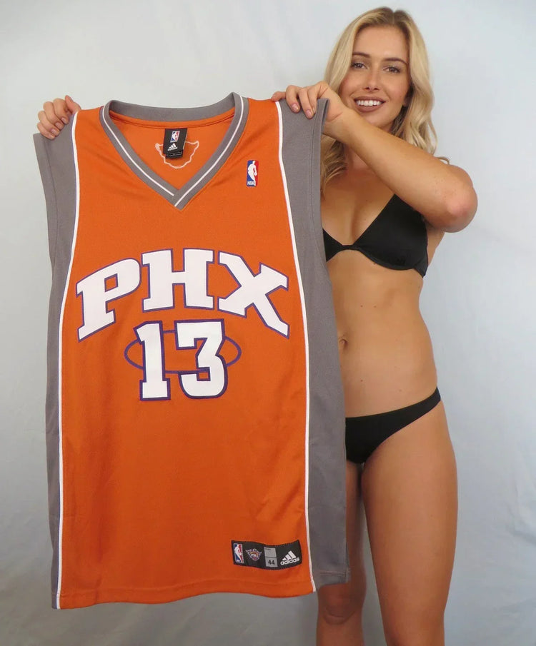 Steve Nash Phoenix Suns Adidas orange game model jersey - AutographsForSale.com