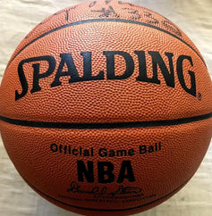Alonzo Mourning signed Spalding NBA game basketball JSA Heat Hornets - AutographsForSale.com